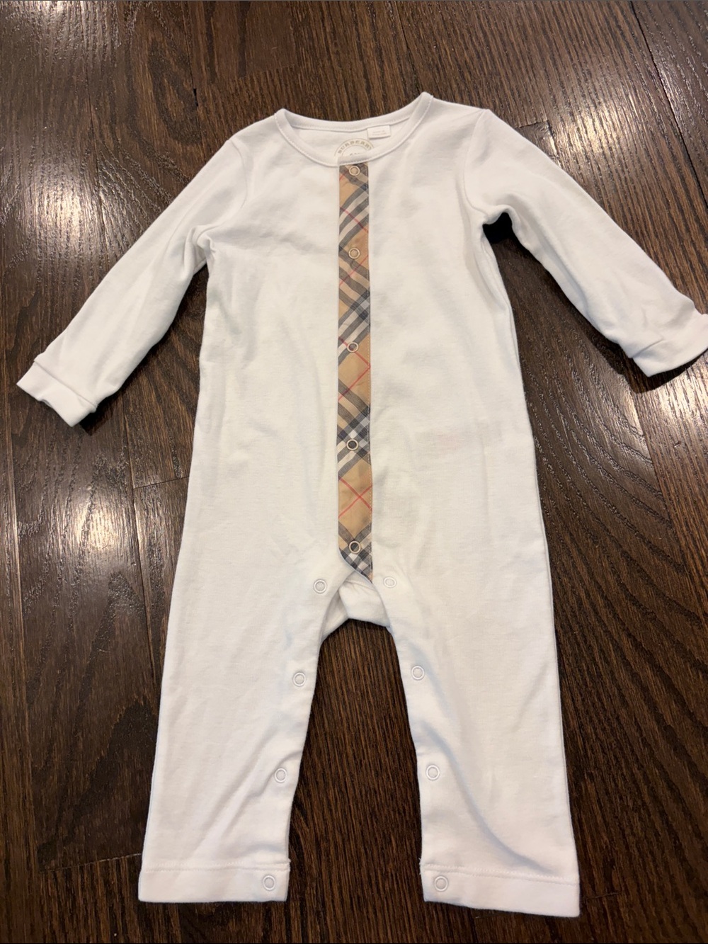 Burberry baby onesie